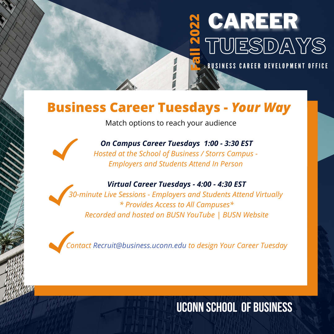 2022 Career Tuesday Employer Options – KGH